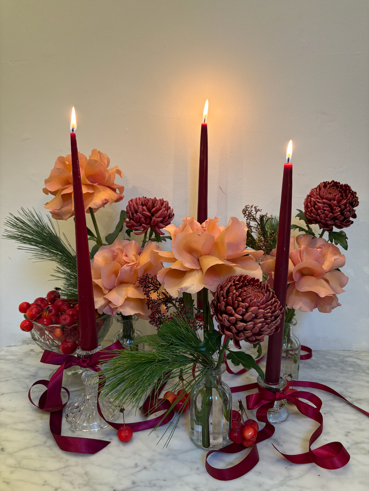 Seasonal Mocha Bud Vase Set image 0