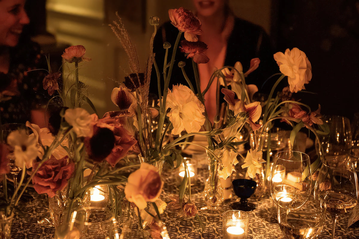 Grandirosa floral installation