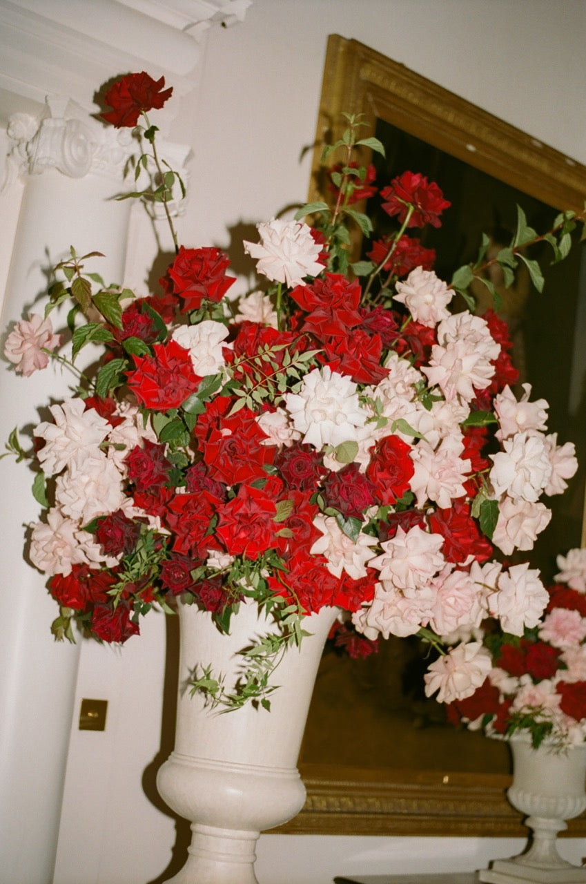 Floral detail at the celebration
