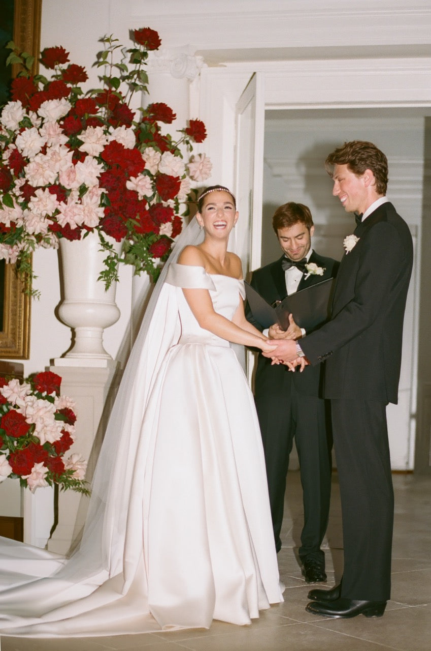 Wedding floral arrangement
